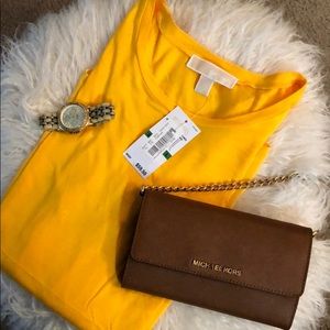 MK Tank Top w/ Layered Sheer Bottom